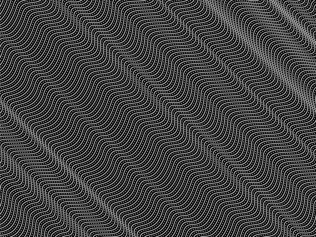 Optical Illusion Created from Artistic Lines Motifs Pattern, can use for Decoration, Background, Ornate, Fabric, Fashion, Textile, Carpet Pattern, Tile or Graphic Design Element. Vector Illustration