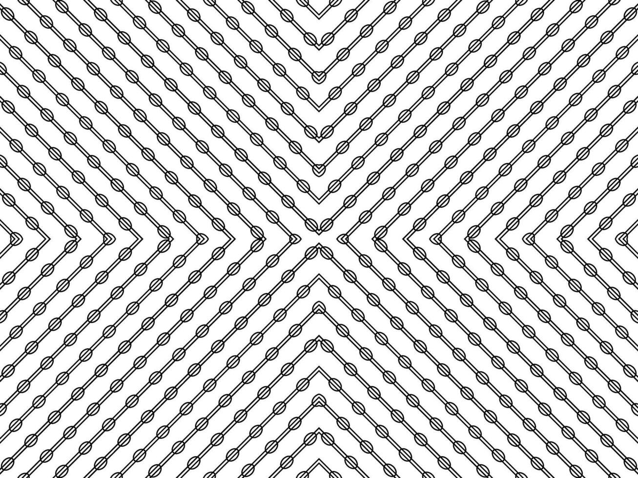 Stripe Line and Oval Shape Motifs Pattern, can use for Decoration, Wallpaper, Ornate, Background, Fabric, Textile, Fashion, Carpet, Tile, or Graphic Design Element. Vector Illustration