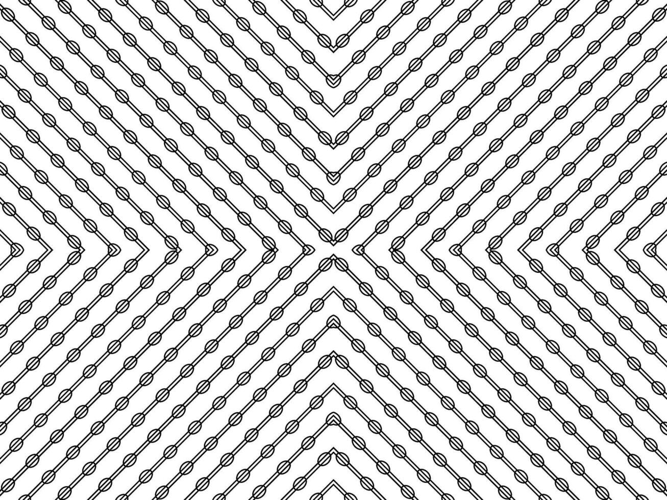 Stripe Line and Oval Shape Motifs Pattern, can use for Decoration, Wallpaper, Ornate, Background, Fabric, Textile, Fashion, Carpet, Tile, or Graphic Design Element. Vector Illustration