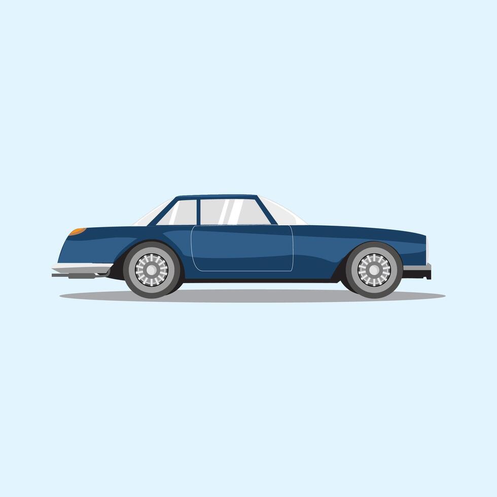 old classic car vector