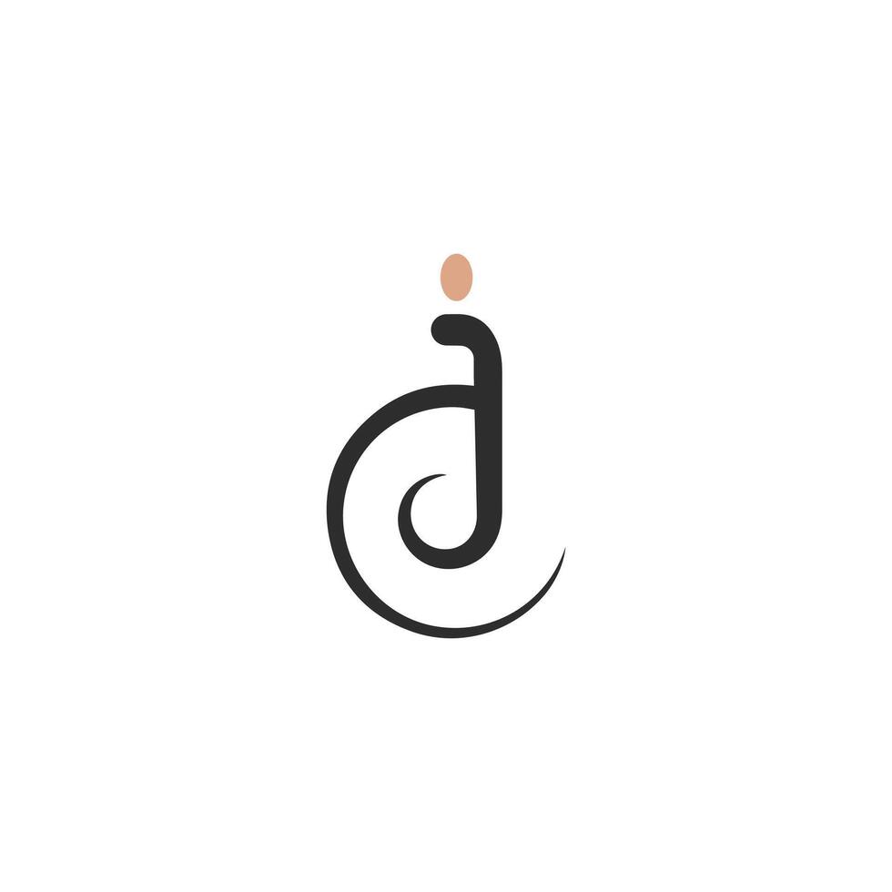 Alphabet letters Initials Monogram logo JC, CJ, J and C vector