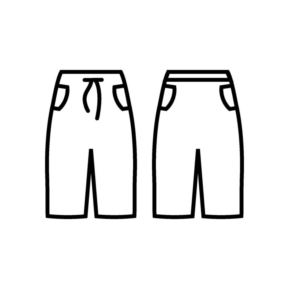 pantalón icono vector diseño plantillas
