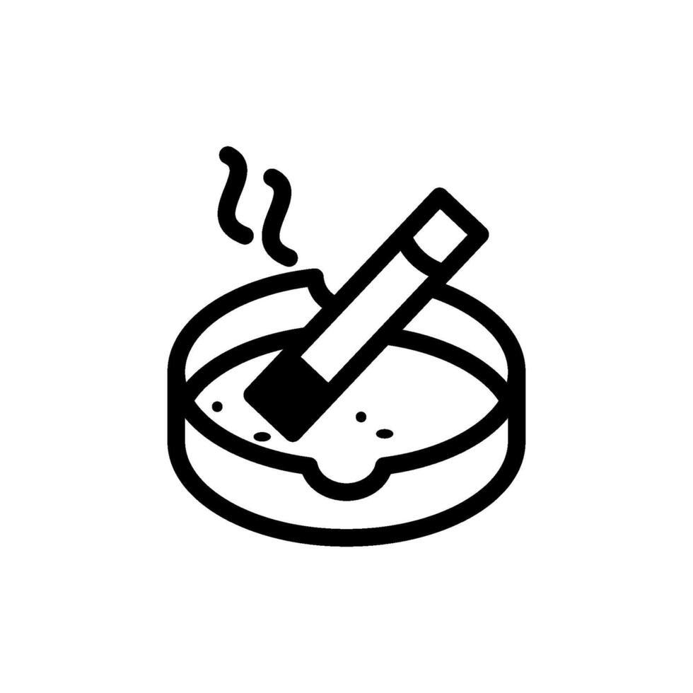 ashtray icon design vector template