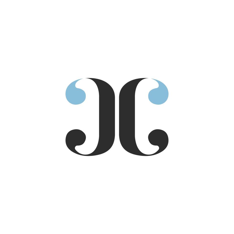 Alphabet letters Initials Monogram logo JC, CJ, J and C vector