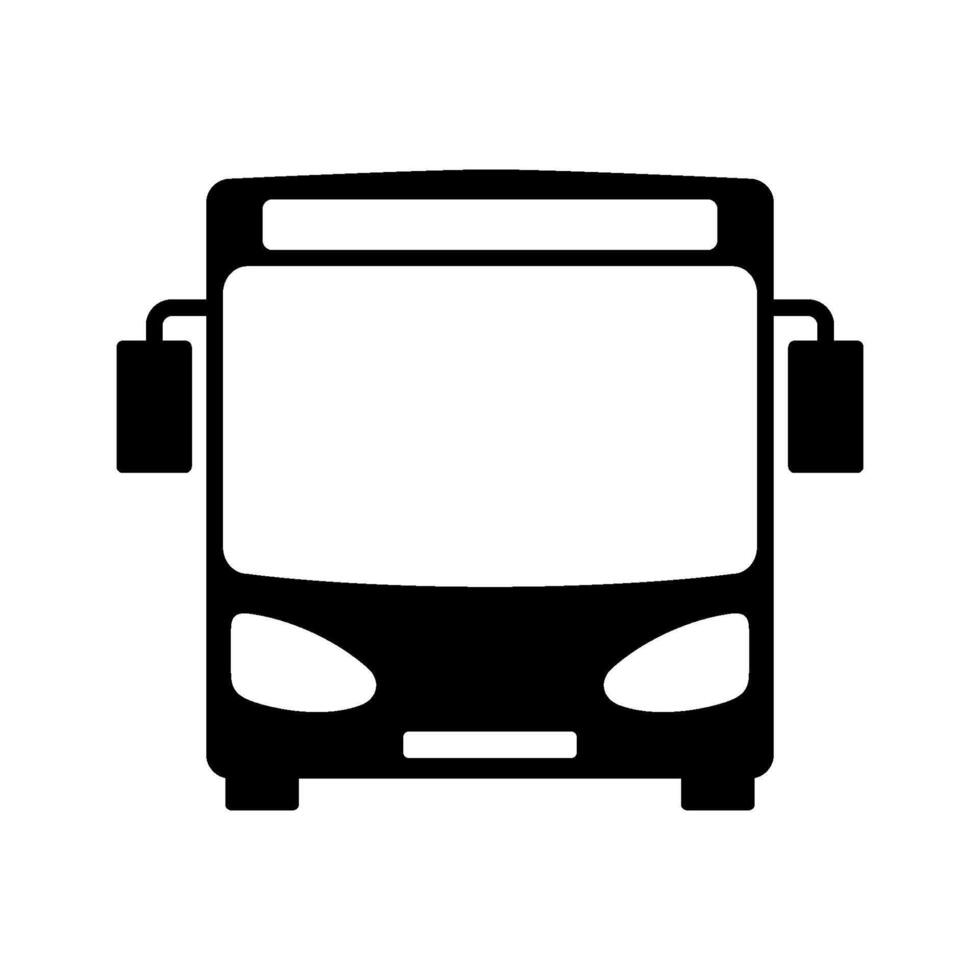 plantilla de diseño de vector de icono de autobús