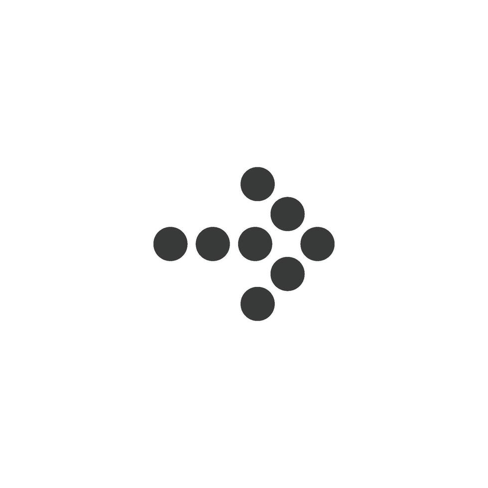 arrow and play button icon vector design template