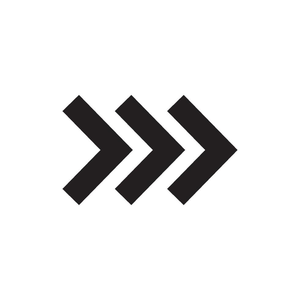 arrow and play button icon vector design template