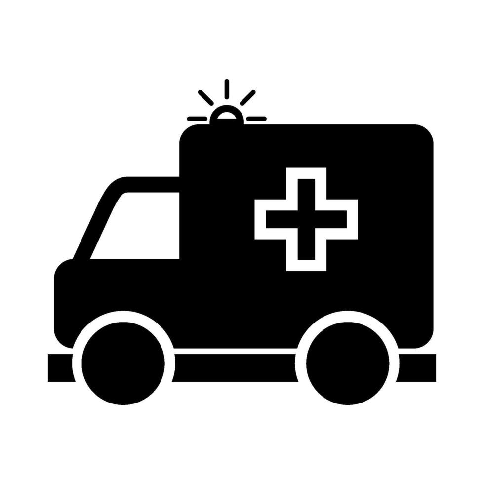 ambulancia icono vector diseño modelo