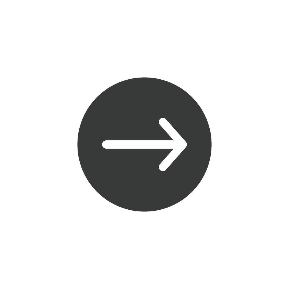 arrow and play button icon vector design template