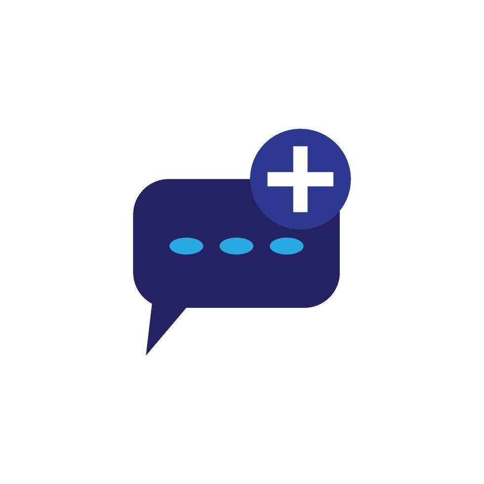 Chat Speech Bubble  Icon vector design templates