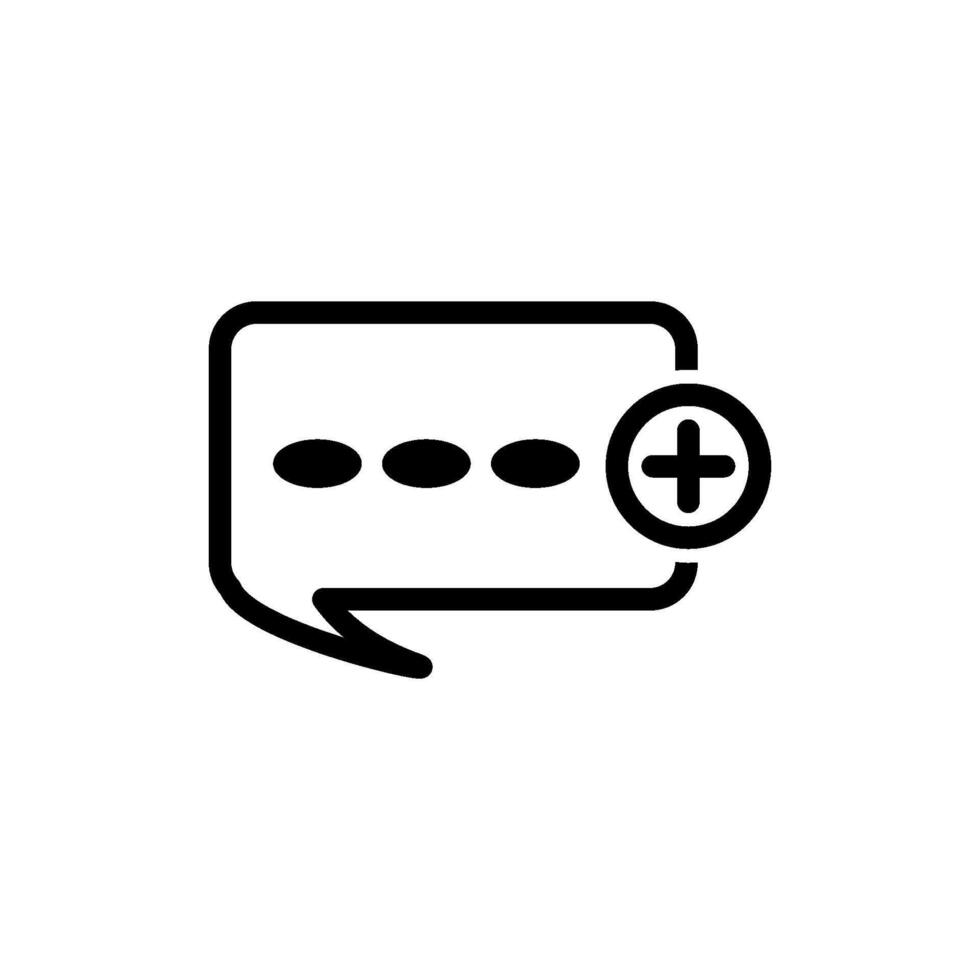 Chat Speech Bubble  Icon vector design templates