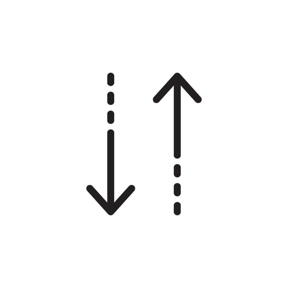arrow and play button icon vector design template