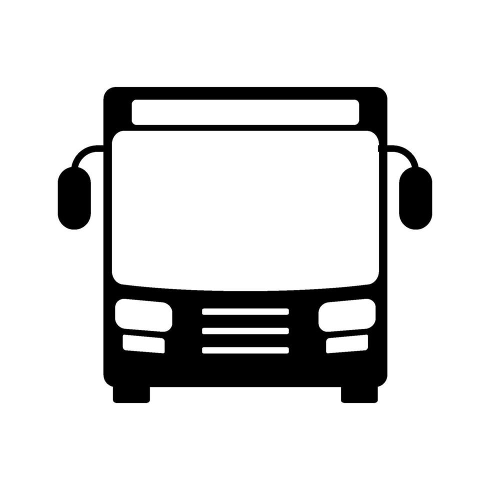 plantilla de diseño de vector de icono de autobús