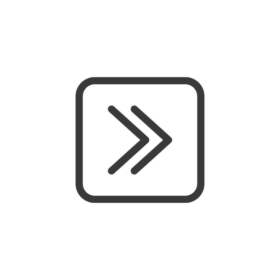 arrow and play button icon vector design template