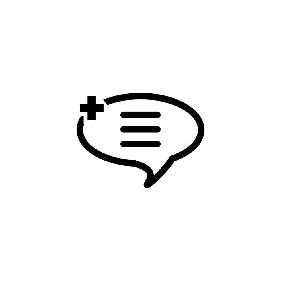 Chat Speech Bubble  Icon vector design templates