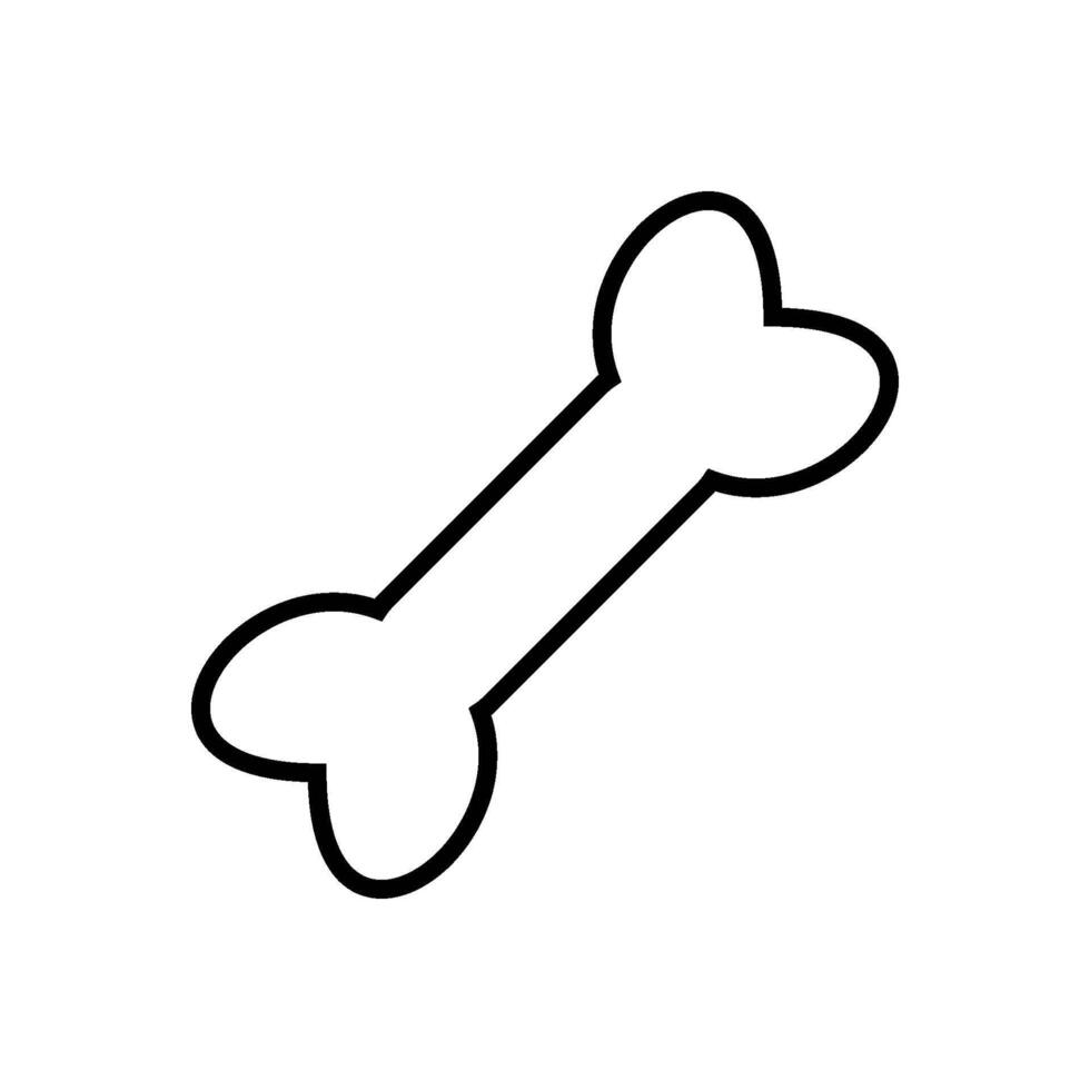 dog bone icon vector design template