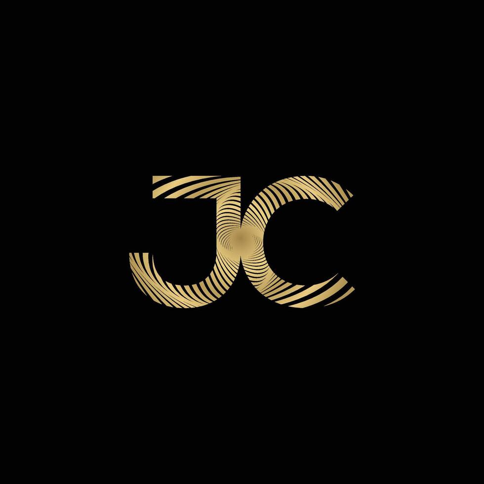 Alphabet letters Initials Monogram logo JC, CJ, J and C vector