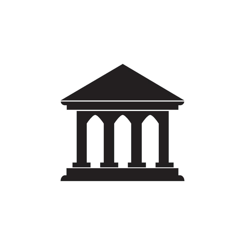 bank icon vector design template