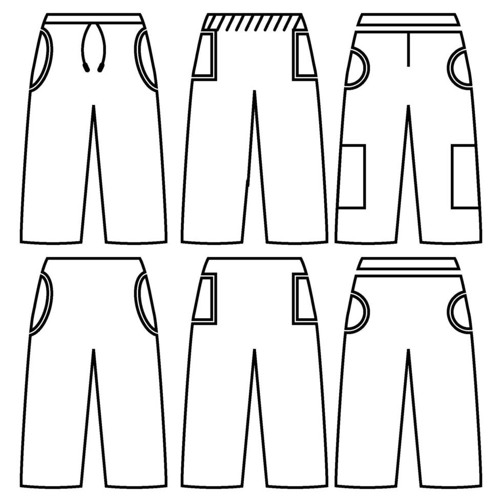 pant icon vector design templates