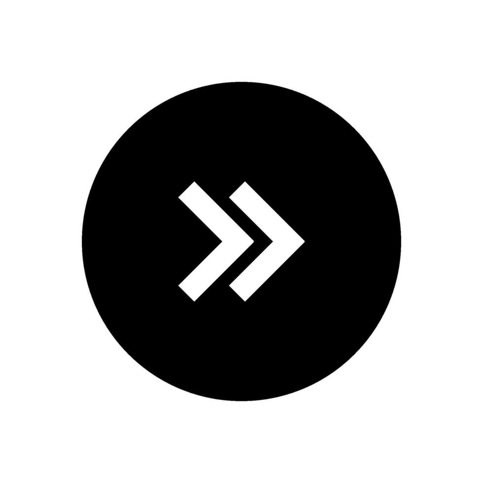 arrow and play button icon vector design template