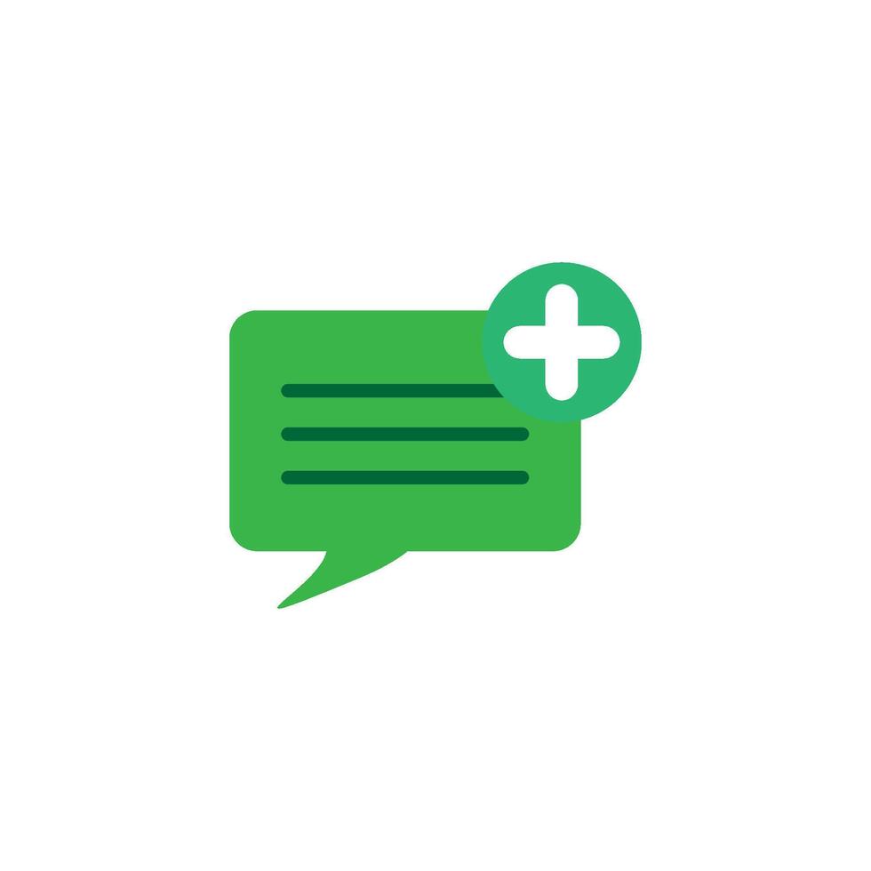 Chat Speech Bubble  Icon vector design templates