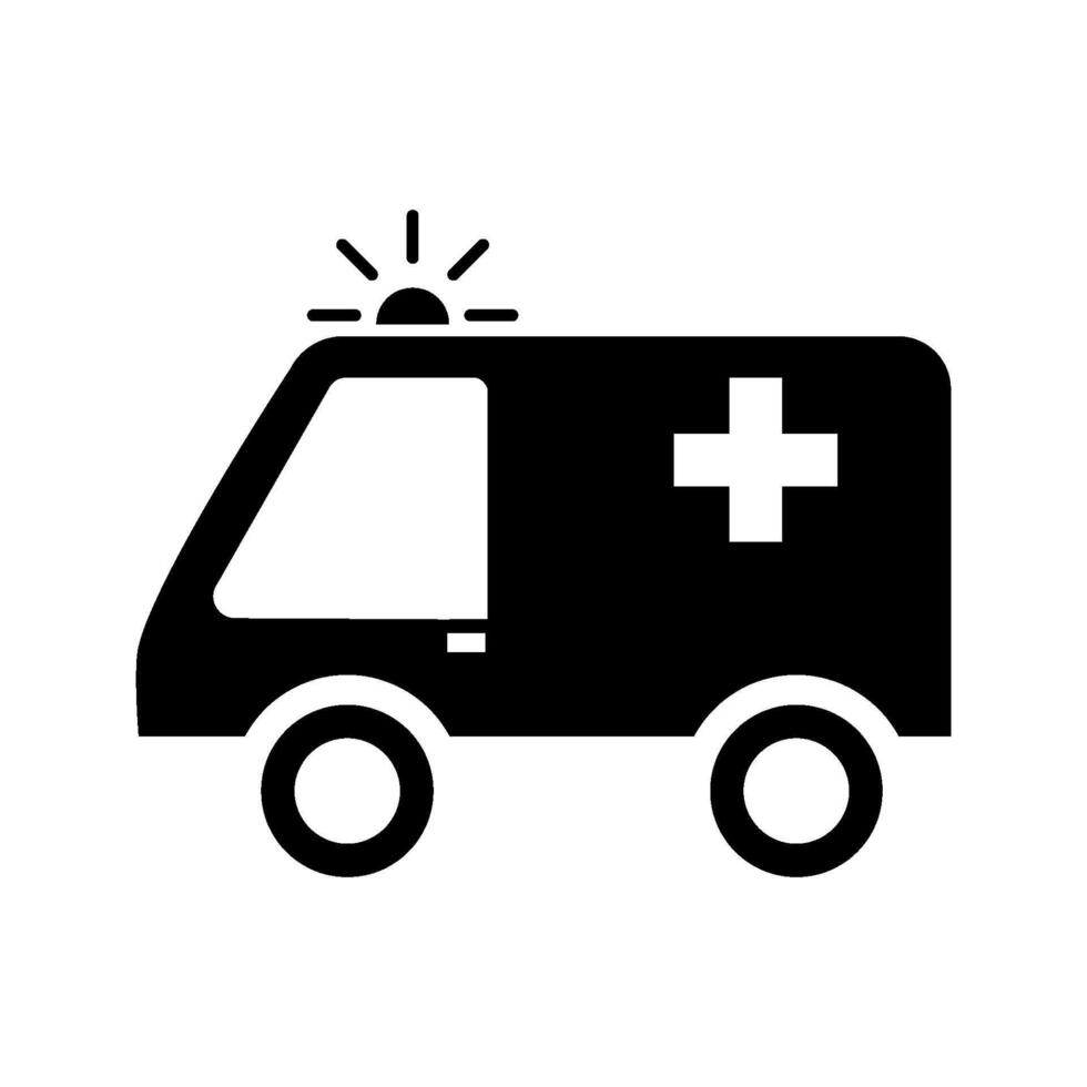 ambulance icon vector design template