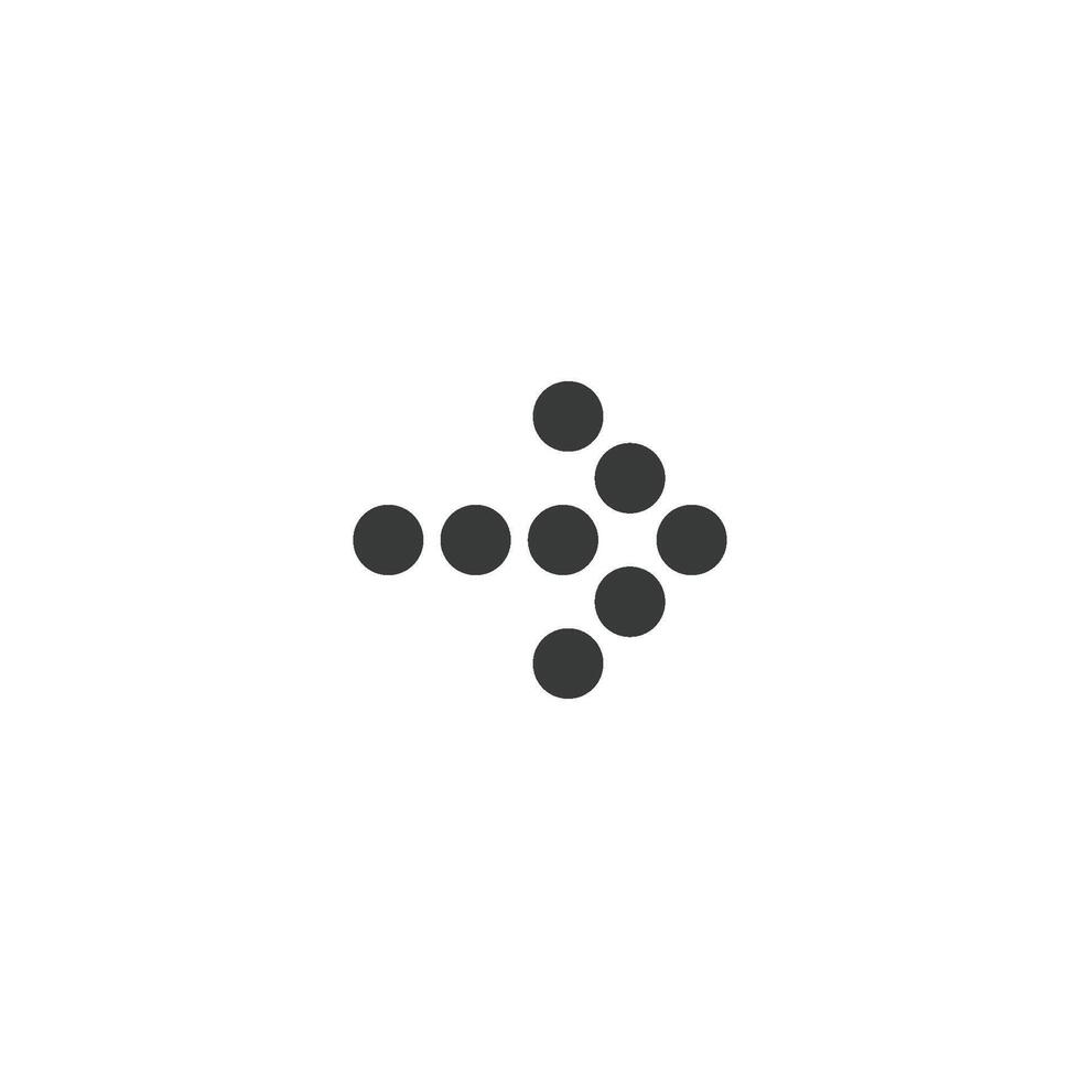 arrow and play button icon vector design template