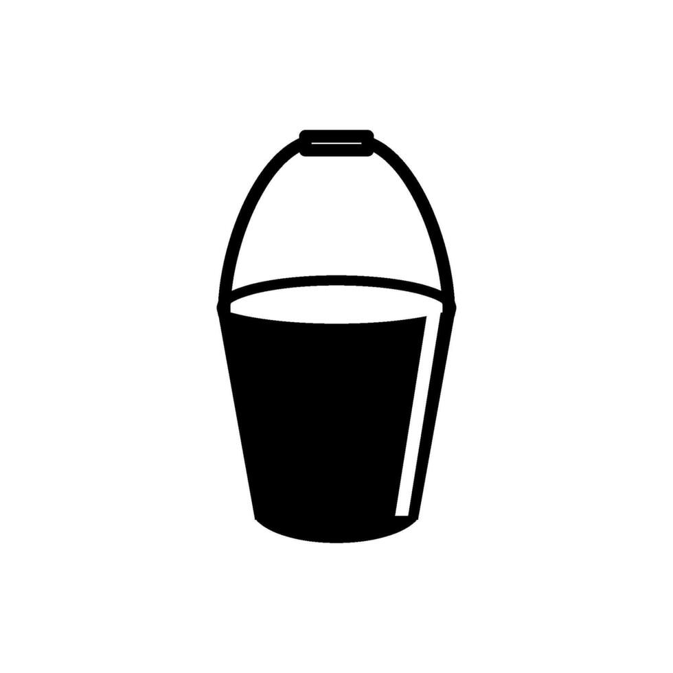 bucket icon vector design template
