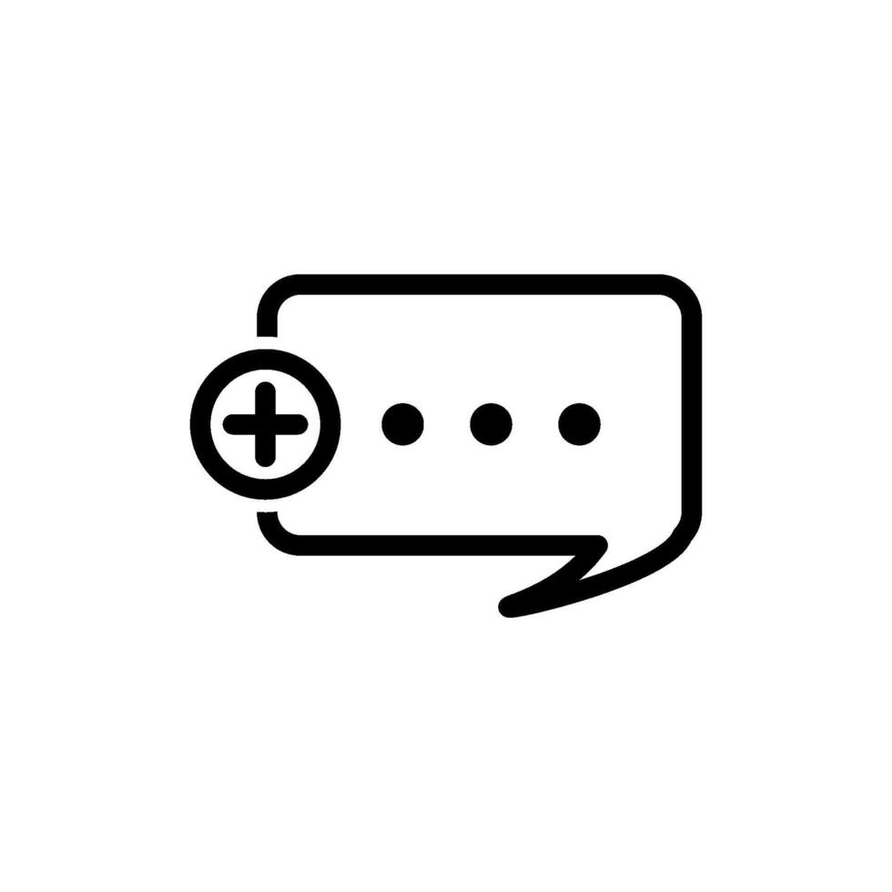 Chat Speech Bubble  Icon vector design templates