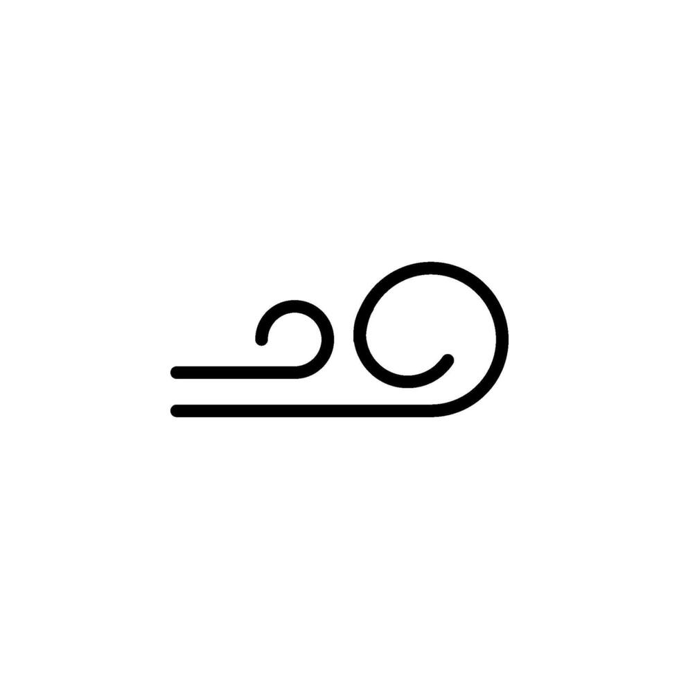 Wind air icon vector design template