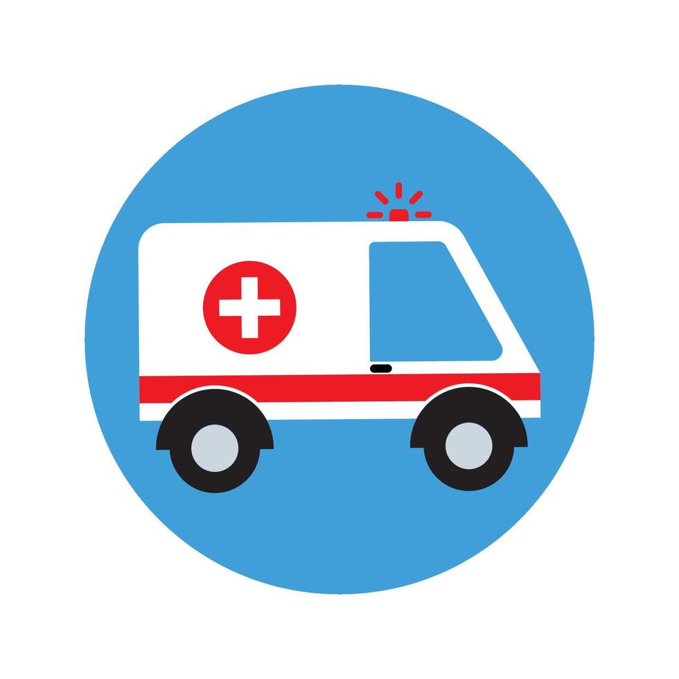 ambulancia icono vector diseño modelo