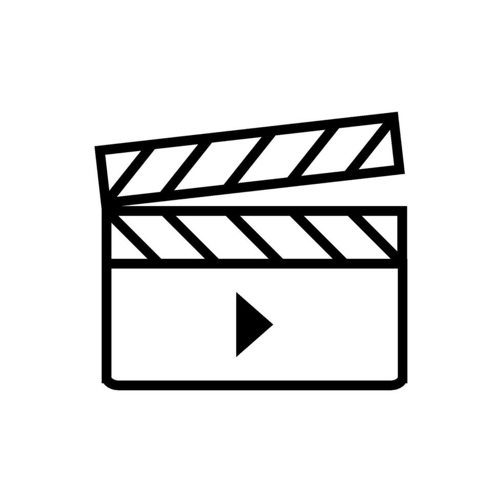 Clapper board  icon vector design templates