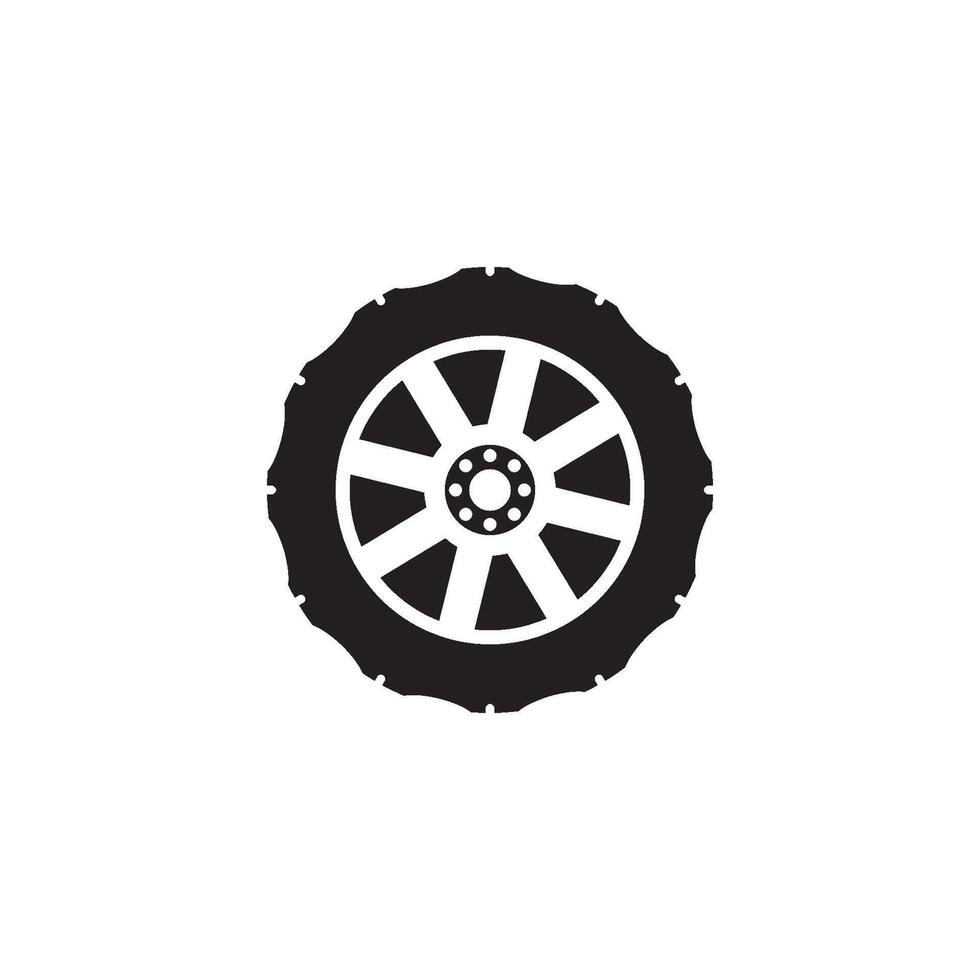 neumático icono vector diseño modelo