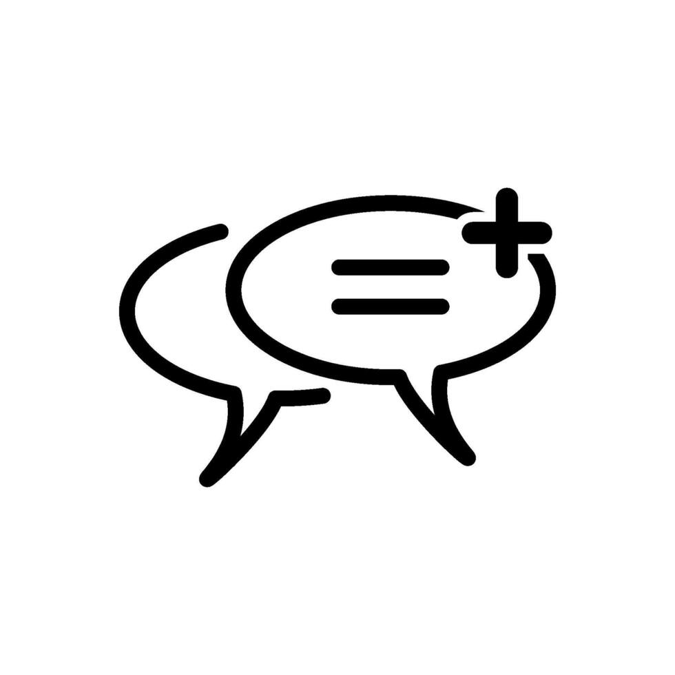 Chat Speech Bubble  Icon vector design templates