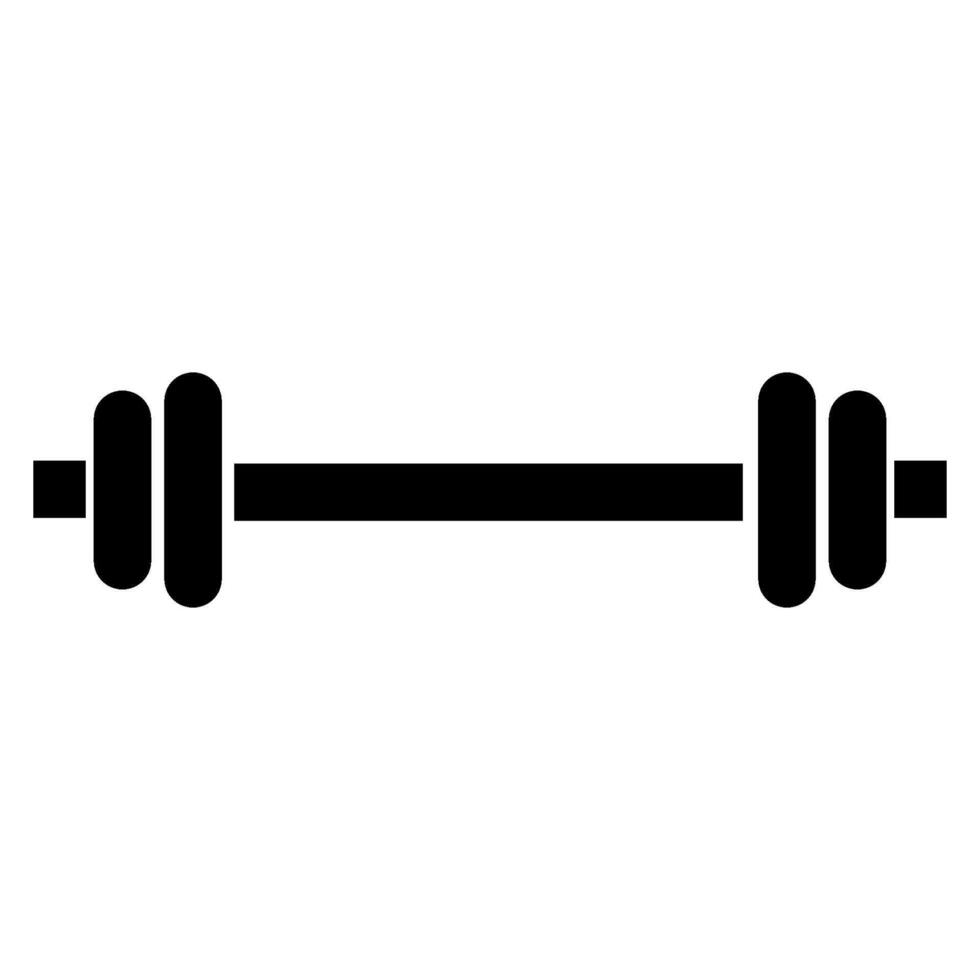 barbell icon vector design template