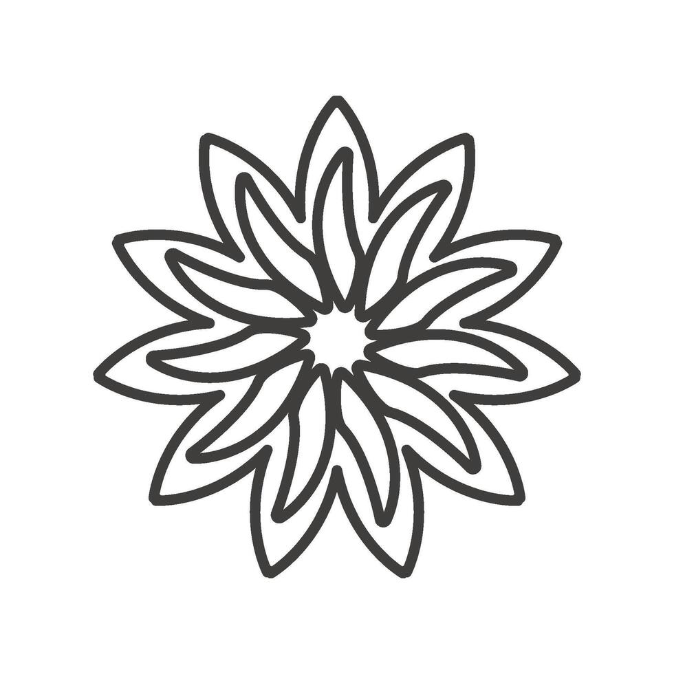 flower Icon vector design templates