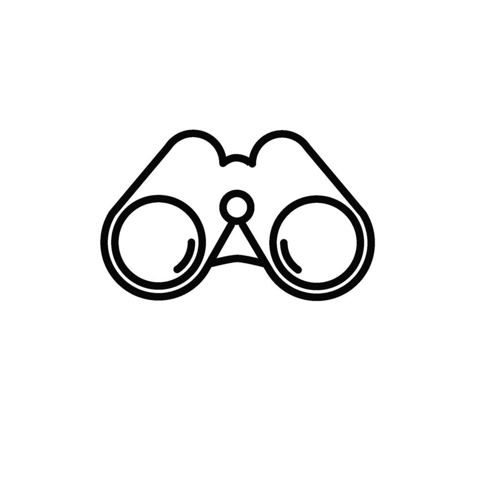 binoculars icon vector design template