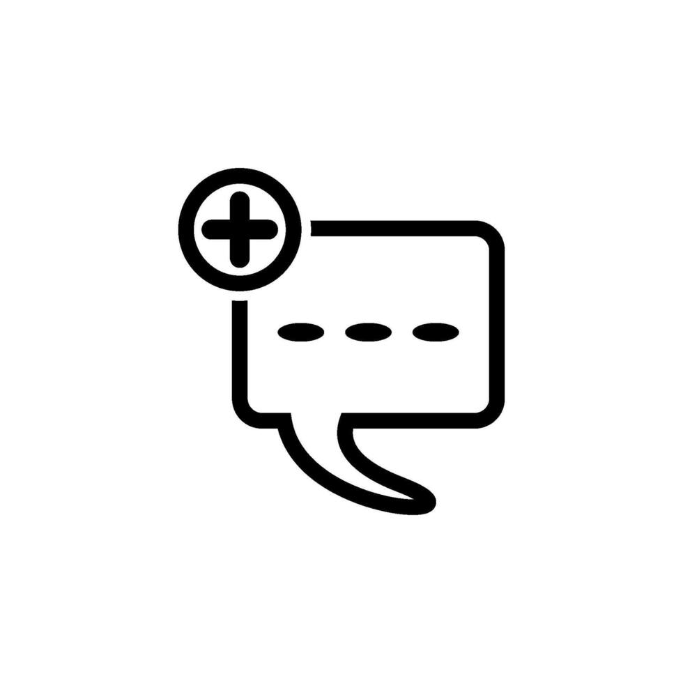 Chat Speech Bubble  Icon vector design templates