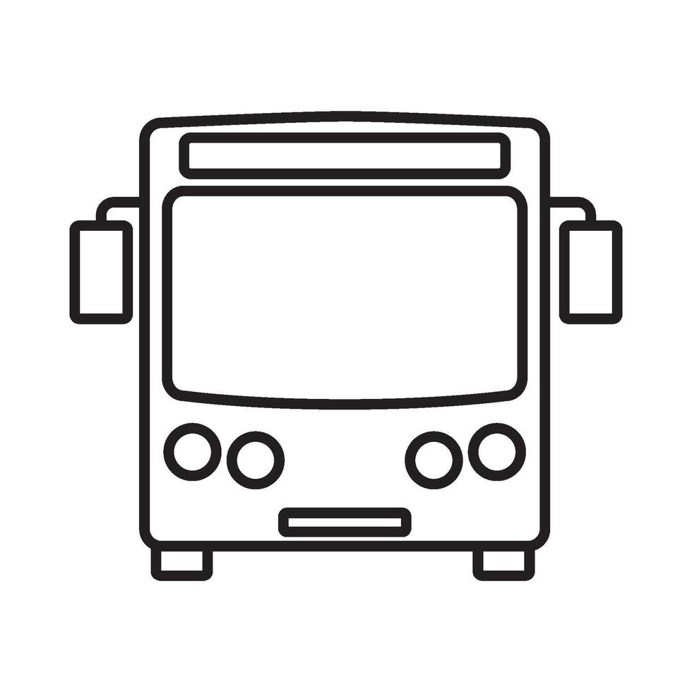 bus icon vector design template