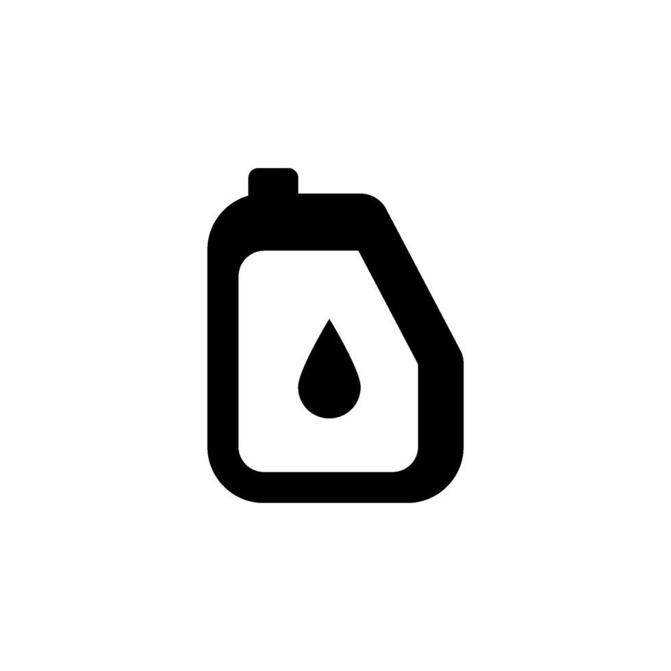 Bottle engine oil  icon vector design template