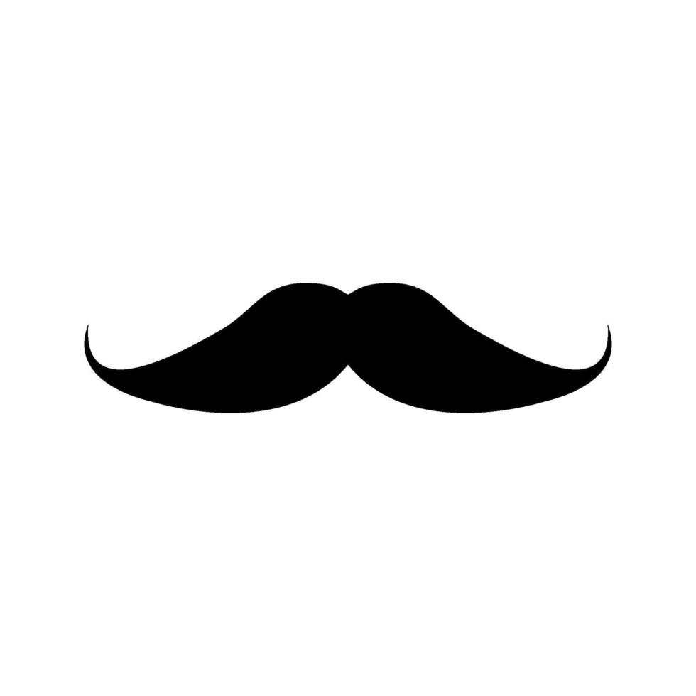 Bigote icono vector diseño plantillas