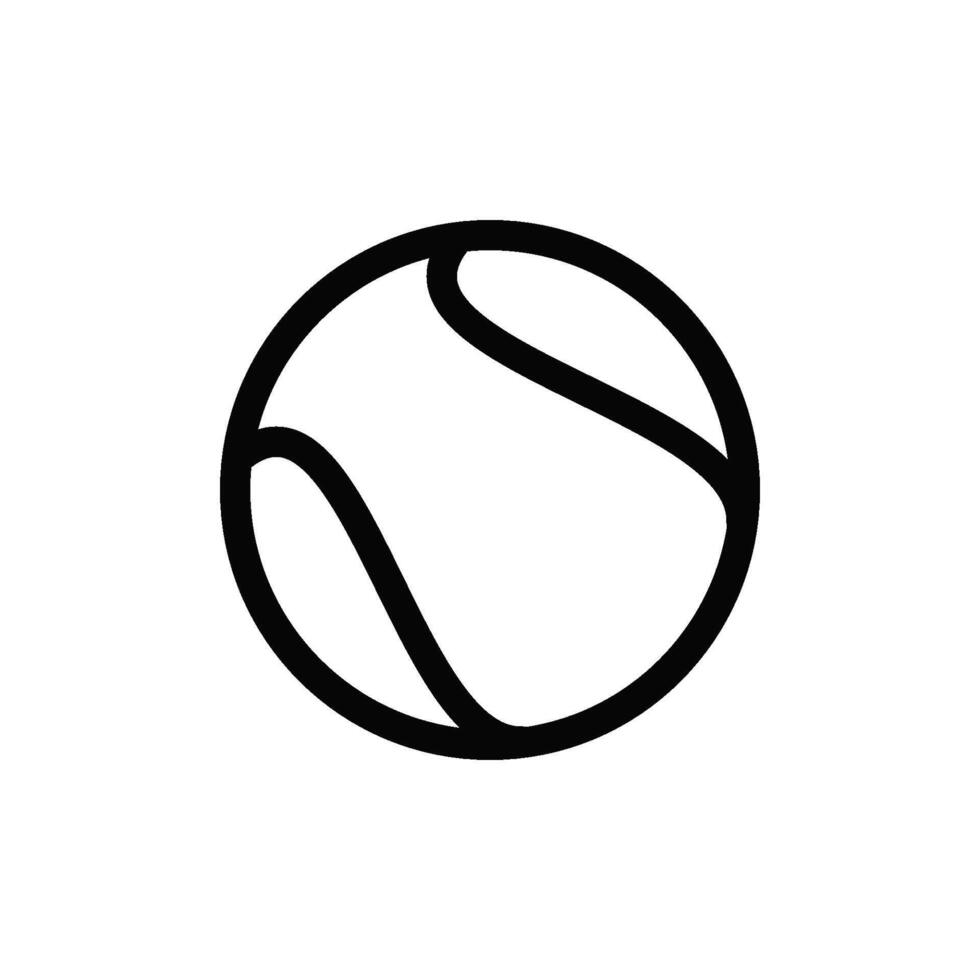 tennis ball icon vector design template