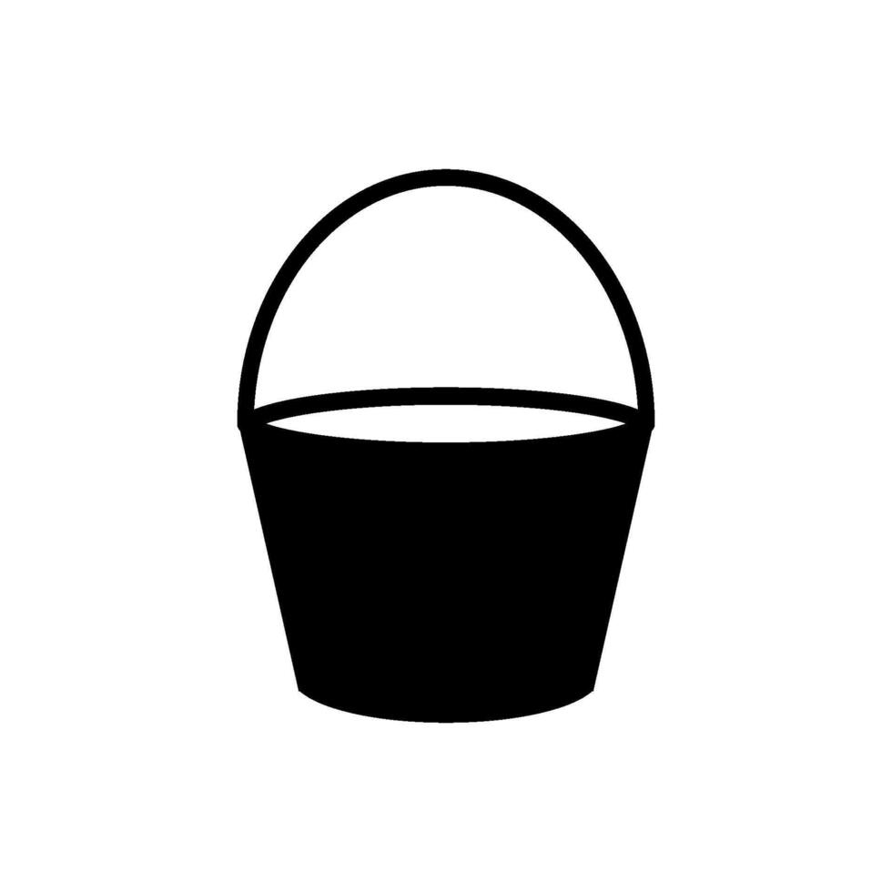 bucket icon vector design template