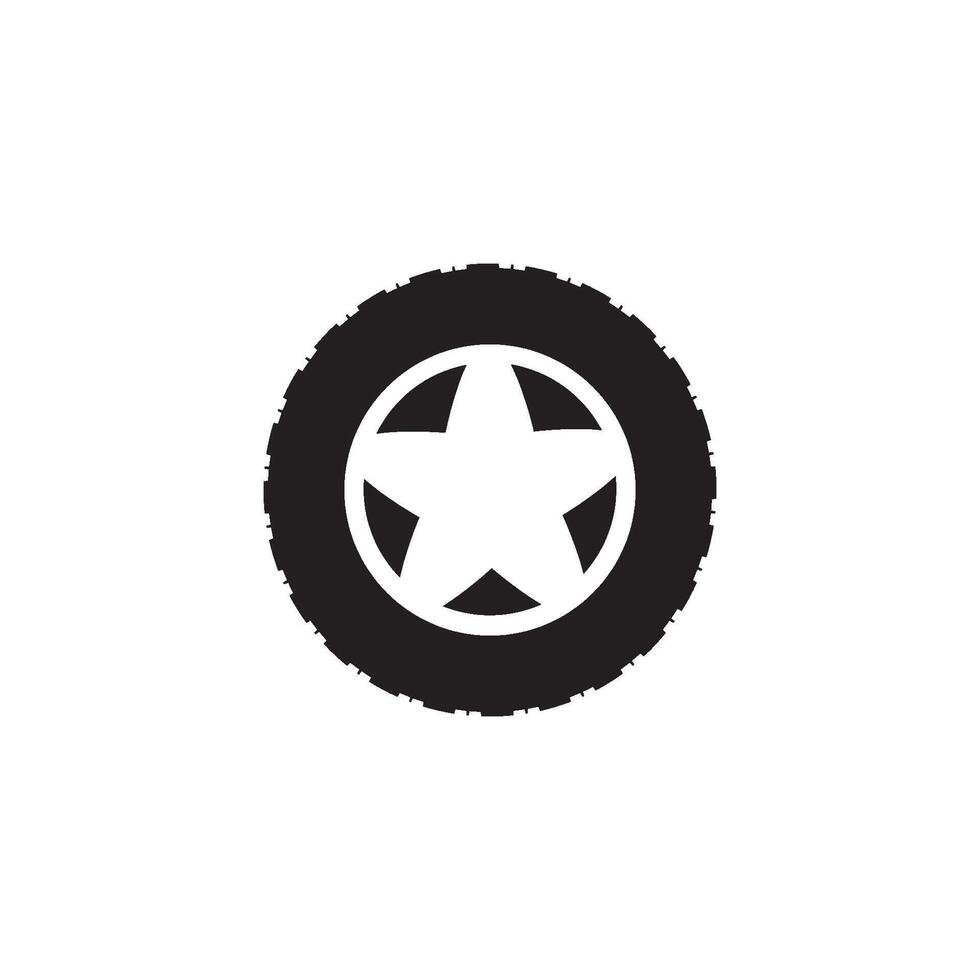 tire icon vector design template