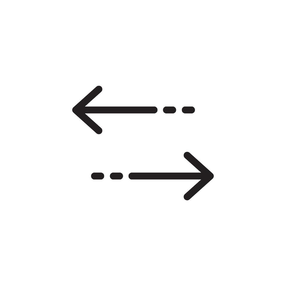 arrow and play button icon vector design template