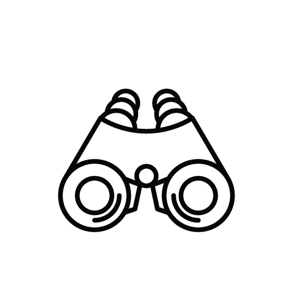 binoculars icon vector design template