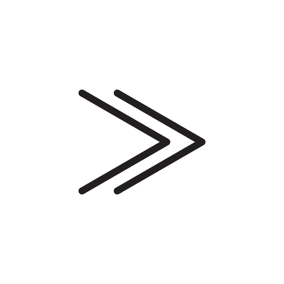 arrow and play button icon vector design template