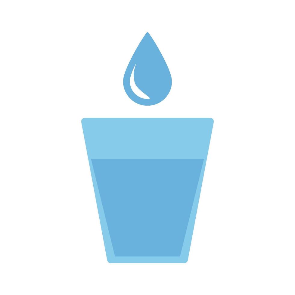 agua soltar icono vector diseño modelo