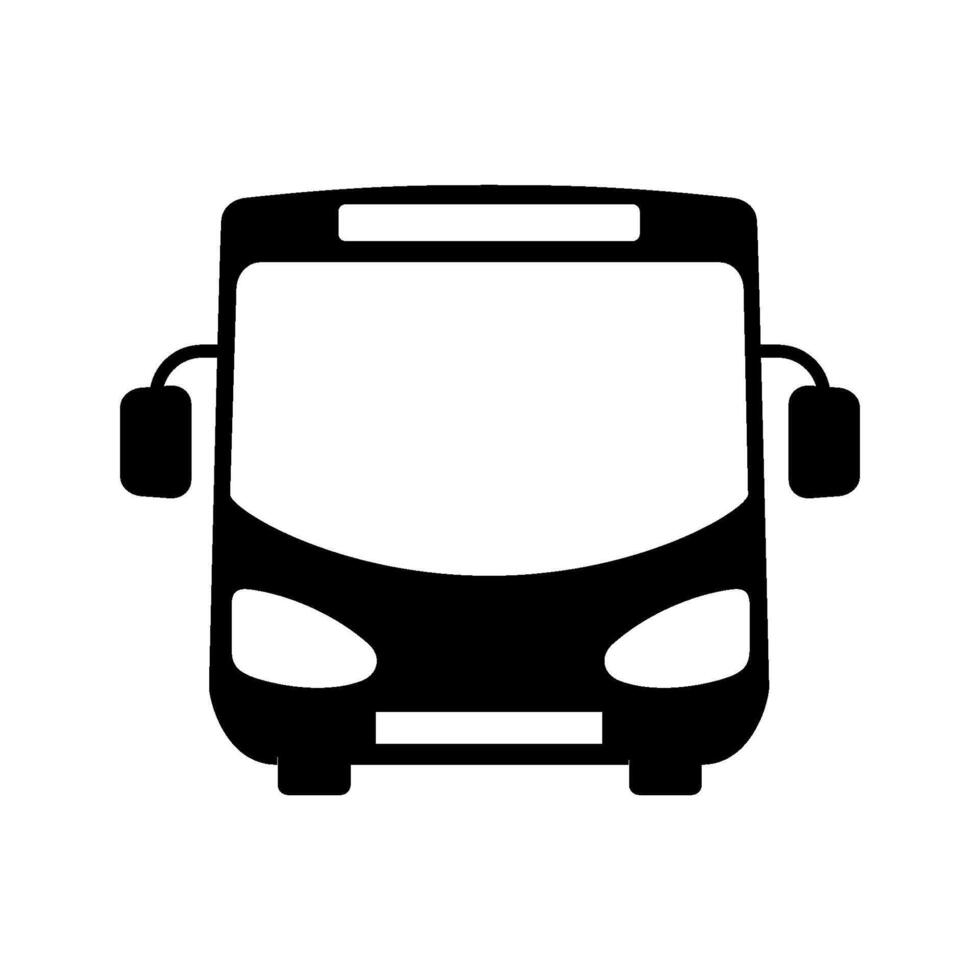 plantilla de diseño de vector de icono de autobús