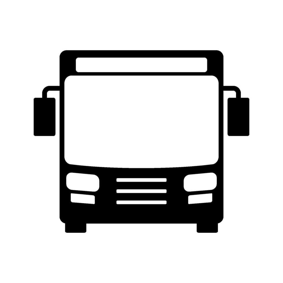 plantilla de diseño de vector de icono de autobús